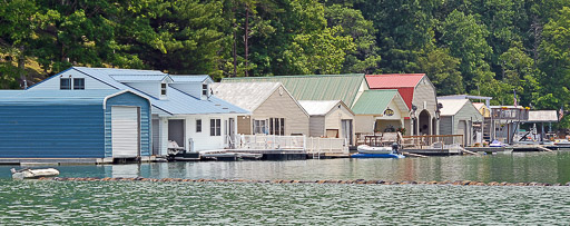Boat Houses on Watauga Lake - Photo Copyright 2020 Brian Raub